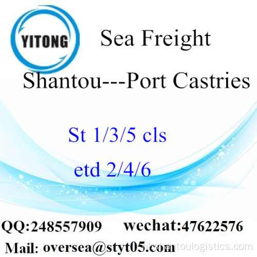 Haven Shantou LCL consolidatie naar Port Castries